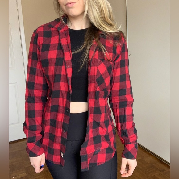 TNA “Boyfriend” Button Up - Buffalo Check - XS - Picture 2 of 9